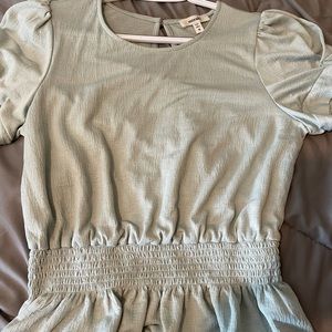 Light green shirt